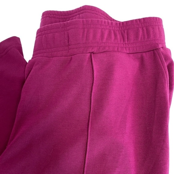 ANYBODY Sweatpants Size 1X Raspberry Lounge Wide Leg Pants - Picture 6 of 8
